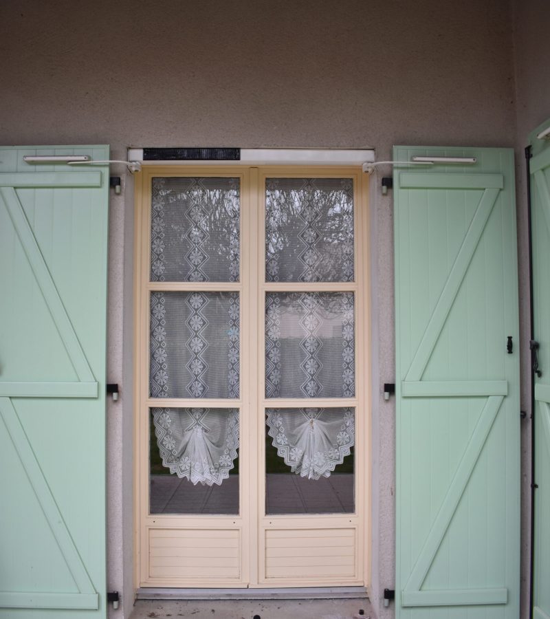 Avant dépose de la porte-fenetre